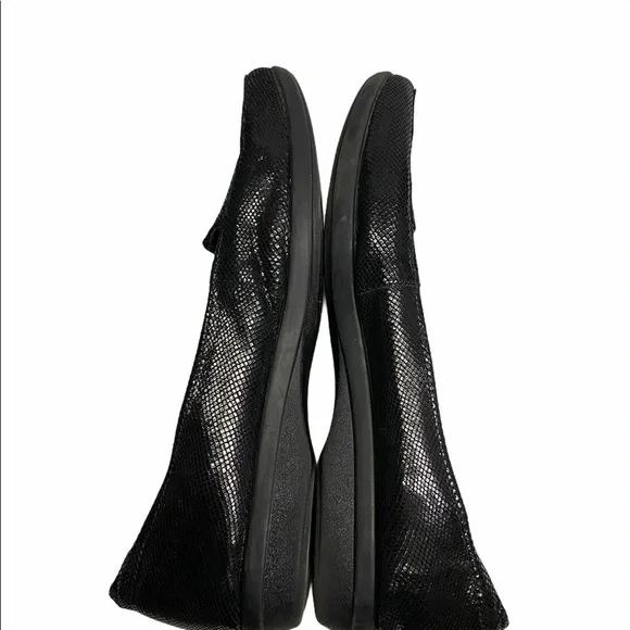 CLARKS | loafers black leather cushion 9.5 - Picture 5 of 7